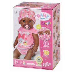 Doll Baby Born Magic Girl Brown Eyes 43cm (827970)