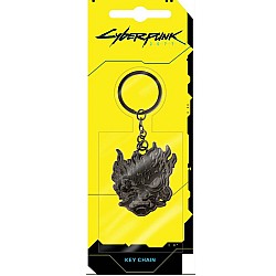Keychain Cyberpunk 2077 Chrome Demon Metal