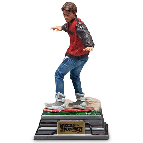 Back To The Future Ii Marty Mcfly On Hoverboard Art Scale 1 10