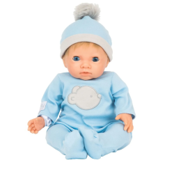 Doll Tiny Treasure Blond Hair & Blue Bear Outfit (30139)