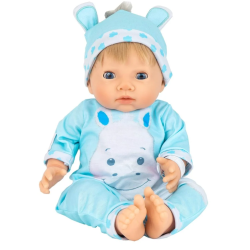 Doll Tiny Treasure Blond Hair Hippo Outfit (30268)