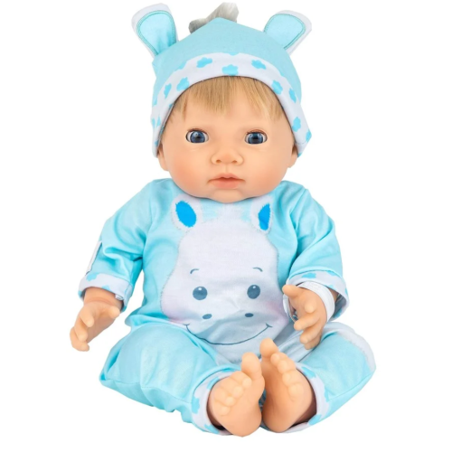 Doll Tiny Treasure Blond Hair Hippo Outfit (30268)