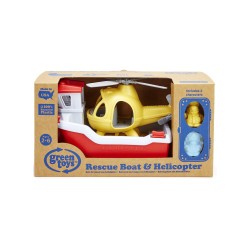 Set Green Toys Rescue Boat & Helicopter (rbh1-1155)