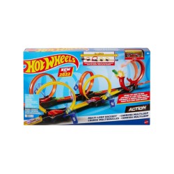 Set Hot Wheels Action Multi-loop Raceoff Track (hdr83)