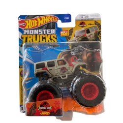 Vehicle Hot Wheels Monster Trucks Jurassic Park Jeep Die-cast (hlt08)