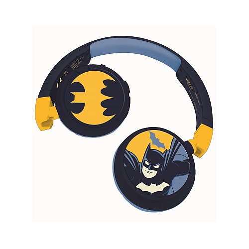 Headphones Lexibook Batman 2 In 1 Bluetooth Foldable (hpbt010bat)
