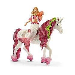 Schleich Mermaid Feya On Underwater Unicorn 70593