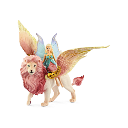 Schleich Bayala Fairy In Flight On Winged Lion 70714
