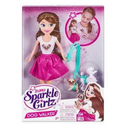 Doll Sparkle Girlz Dog Walker (10065-2022)