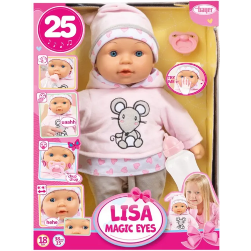 Doll Bayer Lisa Magic Eyes (93844aa)