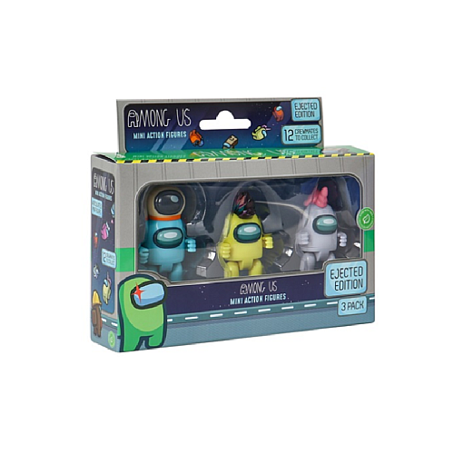 Among Us Mini Ejected Edition 3 Pack S3 Random Au6303