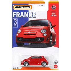 Vehicle Matchbox France 2019 Fiat 500 (hfh70)