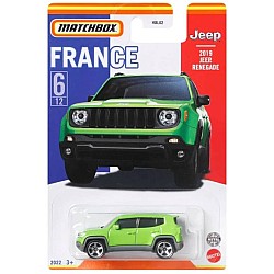 Vehicle Matchbox France 2019 Jeep Renegade (hfh73)
