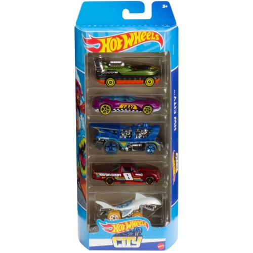 Set 5 Hot Wheels Hot Wheels City (hly67)