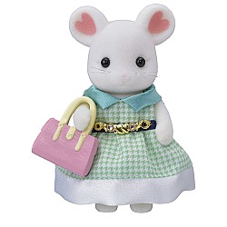 Sylvanian Families Town Series Town Girl Series Marshmallow Mouse 5364