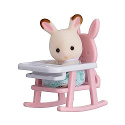 Sylvanian Families Baby Carry Case Rabbit On Baby Chair 5197