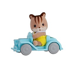 Sylvanian Families Baby Carry Case Squirrel On Car 5203