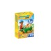 Playmobil R 1.2.3 Construction Worker With Wheelbarrow 70409