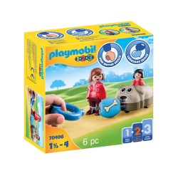 Playmobil R 1.2.3 Dog Train Car 70406