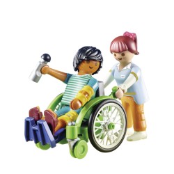 Playmobil R 1.2.3 Patient In Wheelchair 70193