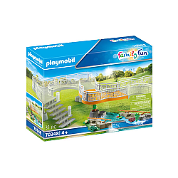 Set Playmobil(r) Family Fun Zoo Viewing Platform Extension (70348)