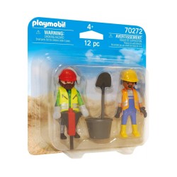 Playmobil R Construction Workers 70272