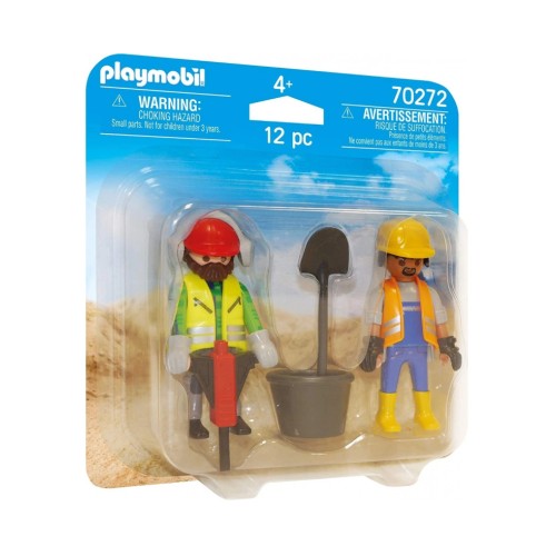 Playmobil R Construction Workers 70272