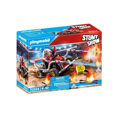 Set Playmobil(r) Stuntshow Fire Quad (70554)