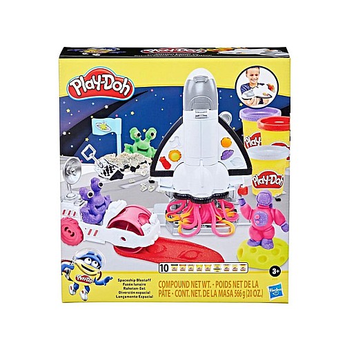 Set Play-Doh 10 Play-doh Spaceship Blastoff (f1711)