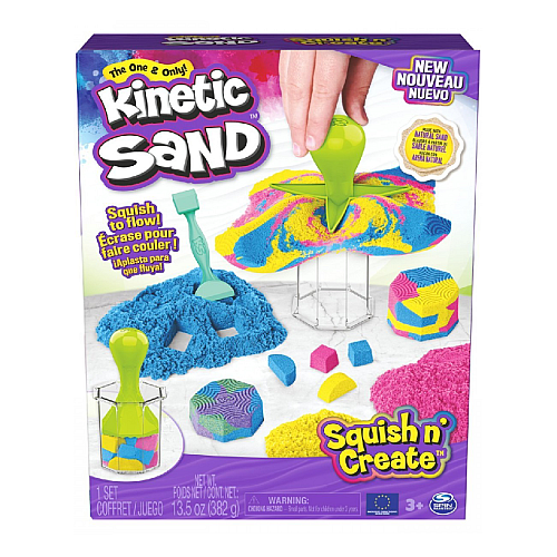 Set Play-Doh Kinetic Sand Squish'n Create (6065527)