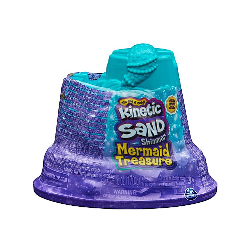 Play-Doh Kinetic Sand Shimmer Mermaid Treasure Container (6064334)