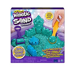 Set Play-Doh Kinetic Sand Shimmer Sparkle Sandcastle (green) (6061828)