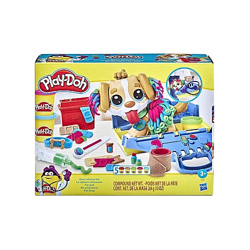Set Play-doh Care'n Carry Vet (f3639)