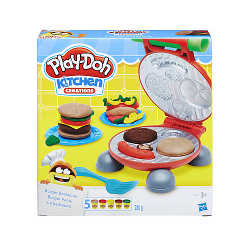 Set Play-doh Kitchen Creations Burger Barbecue (b5521)
