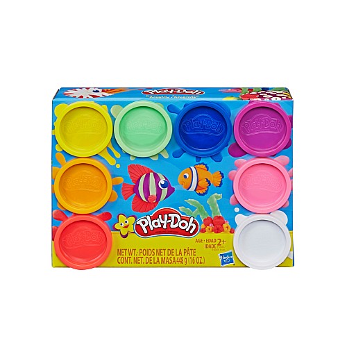 Set Play-Doh Play-doh Rainbow Non Toxic 8 Colours Cans (e5062eu40)