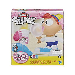 Set Play-doh Slime Chewin Charlie Slime Bubble Maker Toy (e8996)