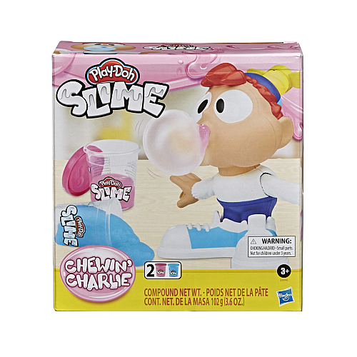Set Play-doh Slime Chewin Charlie Slime Bubble Maker Toy (e8996)