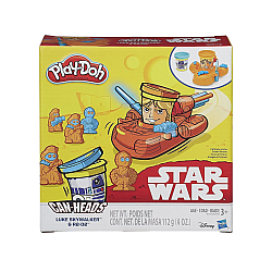 Set Play-doh Star Wars Can-heads Luke Sjywalker R2-d2 (b2536)