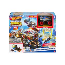 Set Hot Wheels Monster Trucks Arena Smashers Race Ace Smash Race Challenge (hnb89)