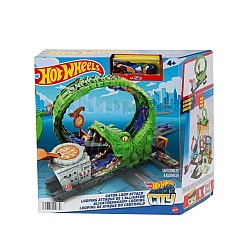 Set Hot Wheels City Gator Loop Attack (hkx39)