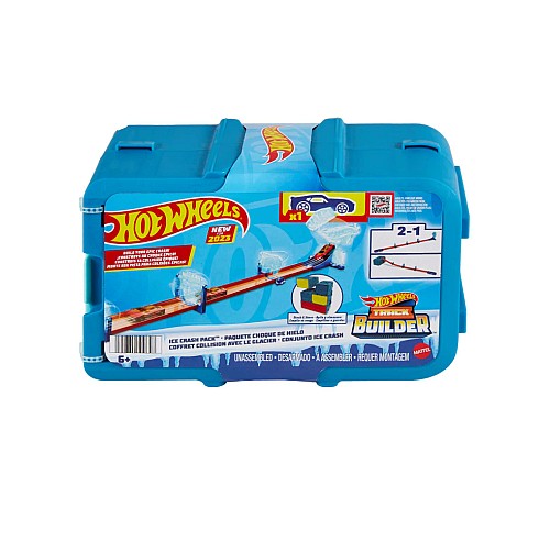 Set Hot Wheels Track Builder Ice Crash (hkx40)