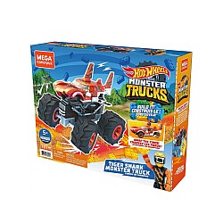 Mega Hot Wheels Monster Trucks Building Sets Tiger Shark Monster Truck (gvm26)