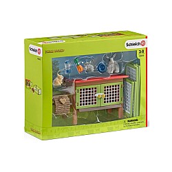 Set Schleich Rabbit Hutch (42420)