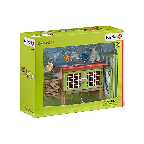 Set Schleich Rabbit Hutch (42420)