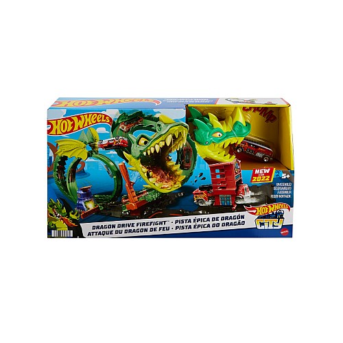 Set Hot Wheels City Dragon Drive Firefight (hdp03)