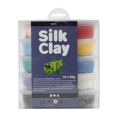Set Platilina Silk Clay Basic Colours (79143)