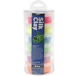 Set Play-Doh Silk Clay Neon (79140)