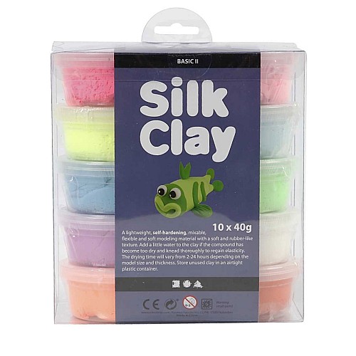 Set Play-Doh Silk Clay Basic Colours (79146)