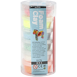 Set Foam Clay Glitter (78812)