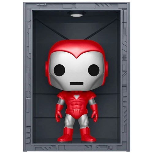 Pop Deluxe Marvel Hall Of Armor Iron Man Model 8 Silver Centurion Mettalic